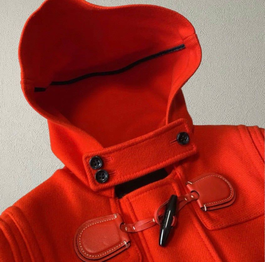 ヤフオク! - 送料無料 COACH 高級感 赤 朱色 ダッフルコート コ...