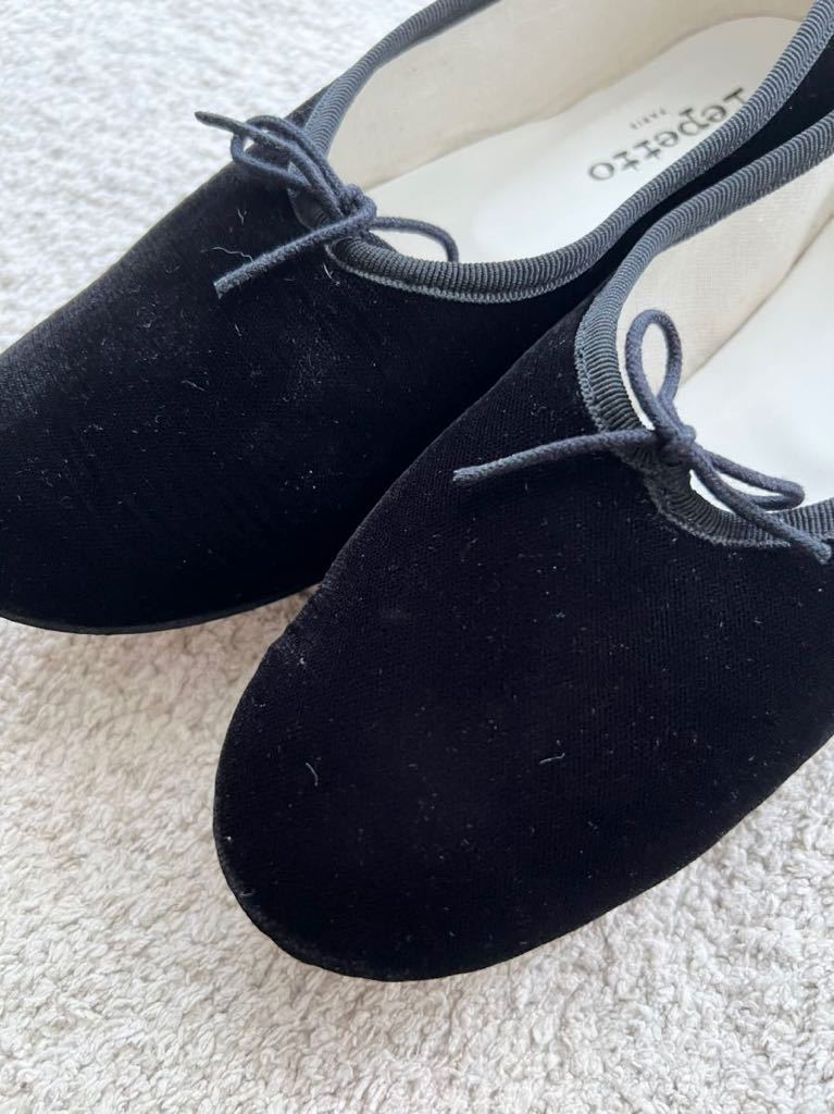 BEAUTY&YOUTH 別注 repetto MANON バレエシューズ レペット ベルベット_画像3