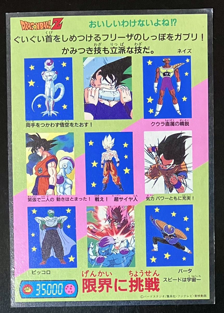 値頃 即決 山勝 ドラゴンボール ジャンボ両面 プロマイド？ 孫悟空