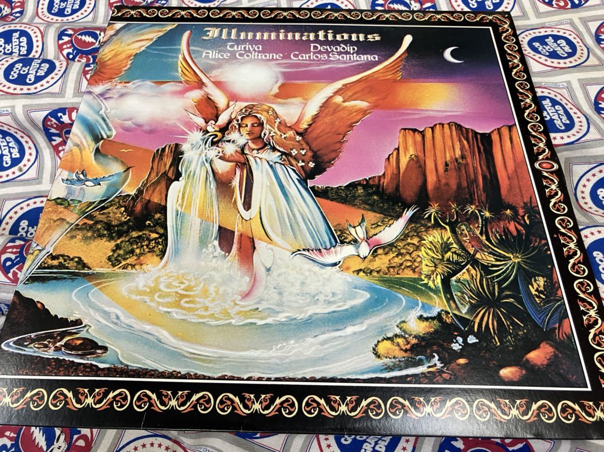 Alice Coltrane/Carlos Santana★中古LP/US盤「アリス・コルトレーン/カルロス・サンタナ～Illuminations」_画像1