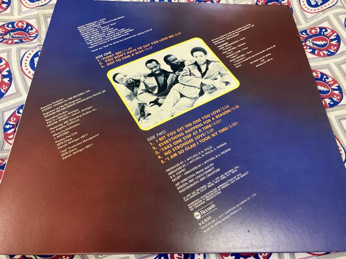 The Floaters★中古LP国内盤「フローターズ～フロート・オン」_画像2