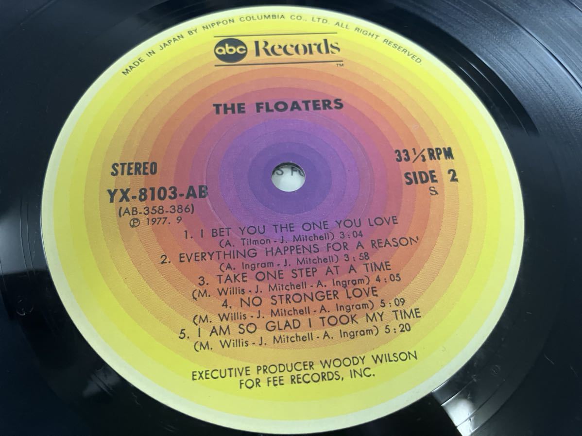 The Floaters★中古LP国内盤「フローターズ～フロート・オン」_画像5