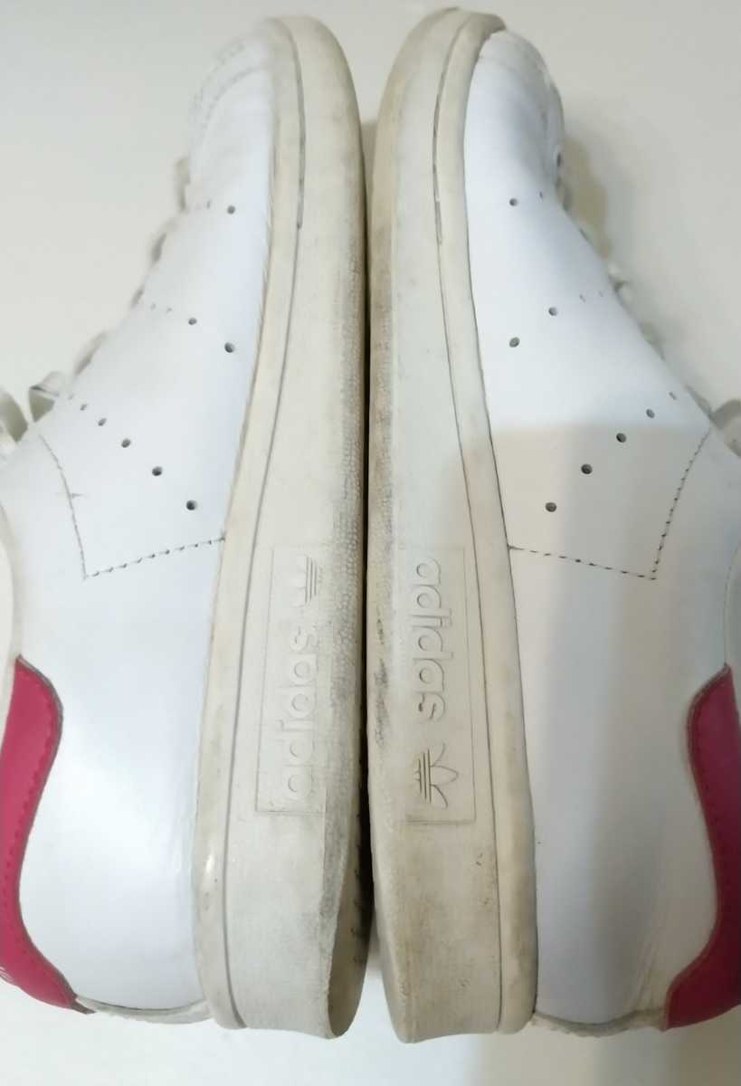 adidas Adidas Stansmith STAN SMITH leather sneakers white × pink 24.5cm