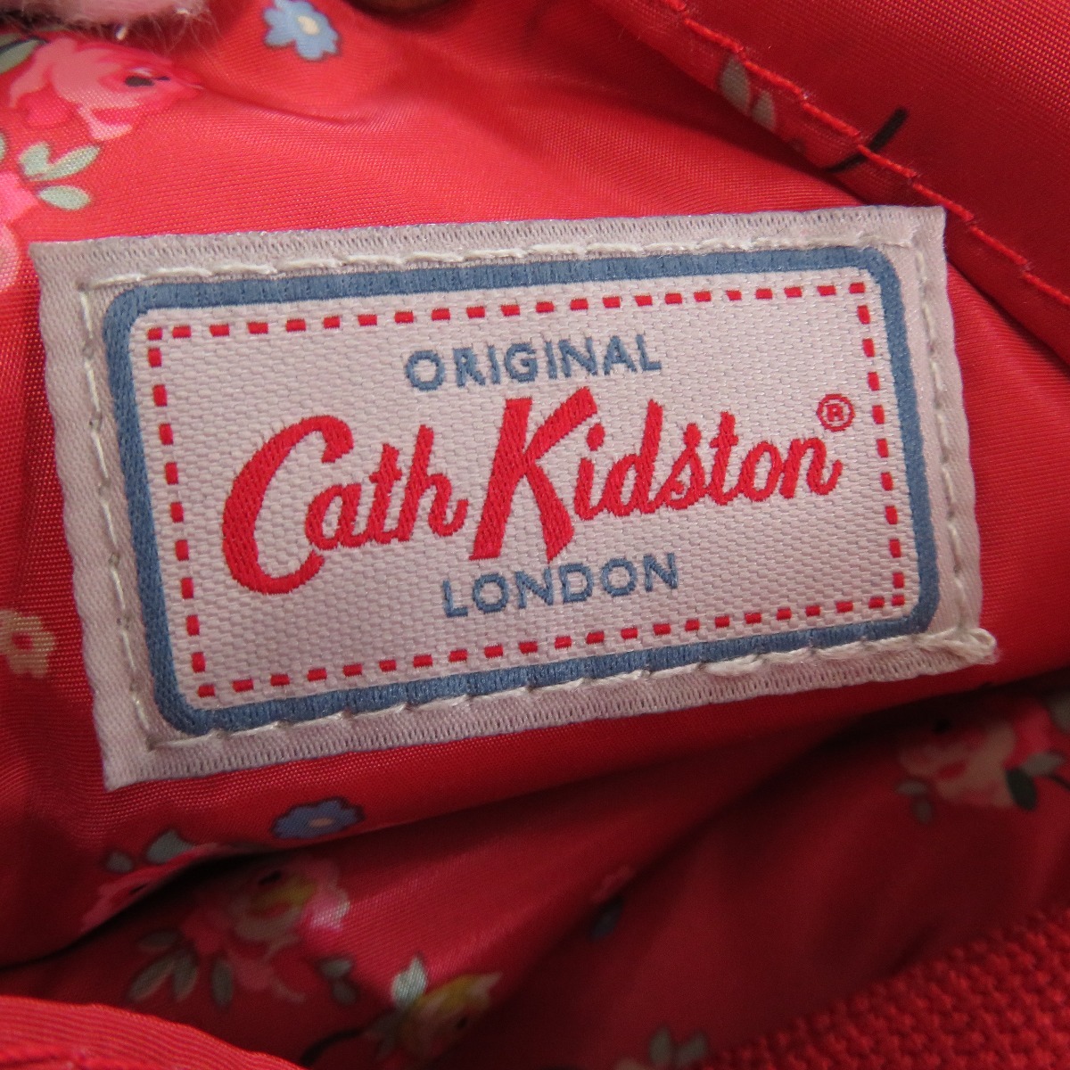 Cath Kidston キャスキッドソン フラワー リュック・デイパック ナイロン素材 レディース 中古_画像6