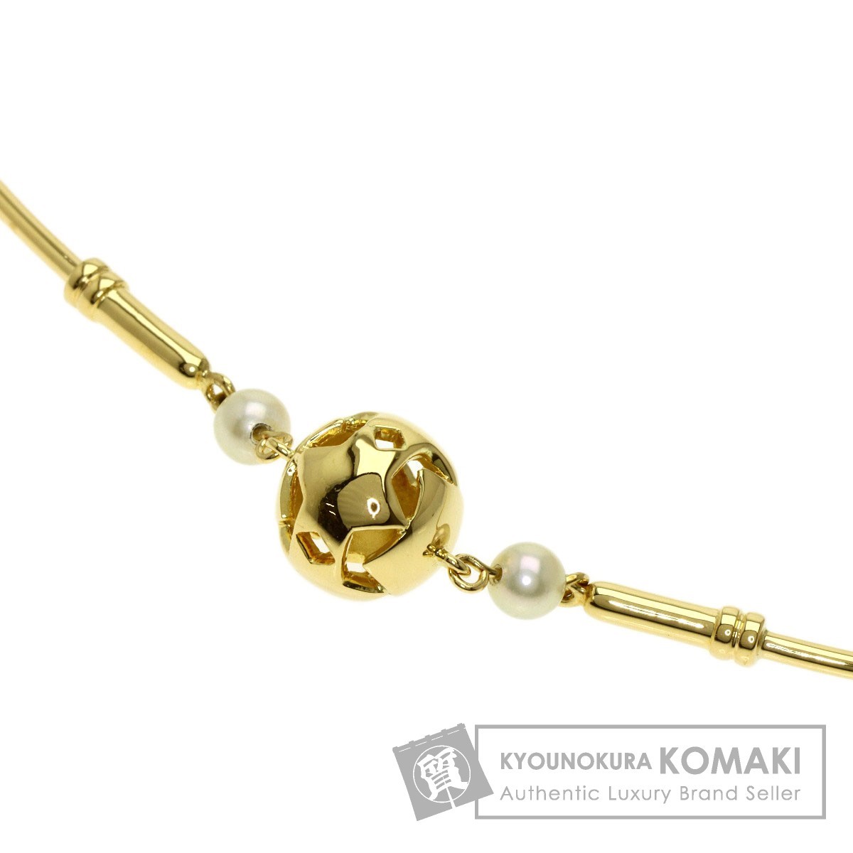 おトク】 パール ミキモト MIKIMOTO 真珠 中古 レディース K18イエロー