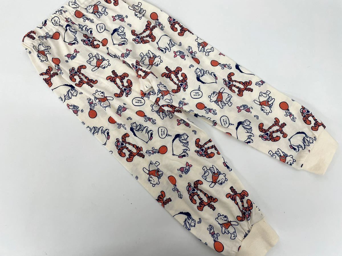  новый товар # Disney Винни Пух пижама комплект короткий рукав / длинные брюки 130 иллюстрации симпатичный 