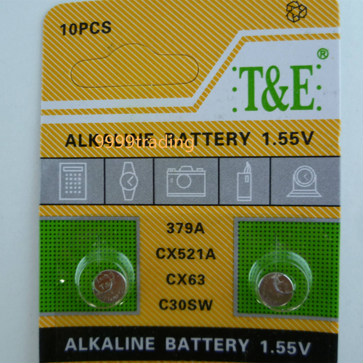 ボタン電池 コイン電池 SR63 379 LR521 ×4個(88)