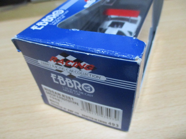 エブロ 1/43 「 日産 R381 Gr.6 プロトタイプ 」 1968ｙ 赤×白 ・送料 400円（レターパック発送）_外箱に擦れがあります