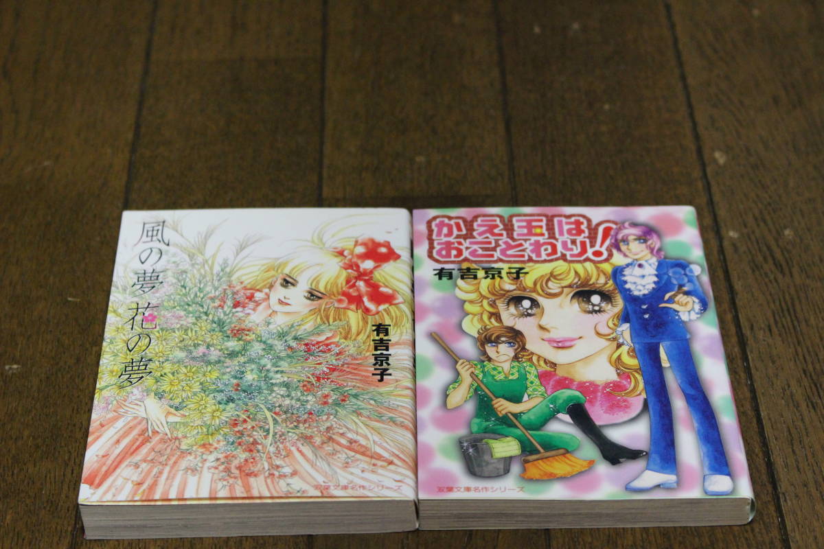 風の夢花の夢 かえ玉はおことわり! 2冊セット 有吉京子 双葉文庫名作シーリーズ ぬ865の画像1