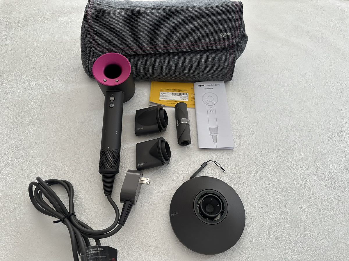 良品 Dyson ダイソン HD01 ヘアドライヤー 付属あり ピンク | www