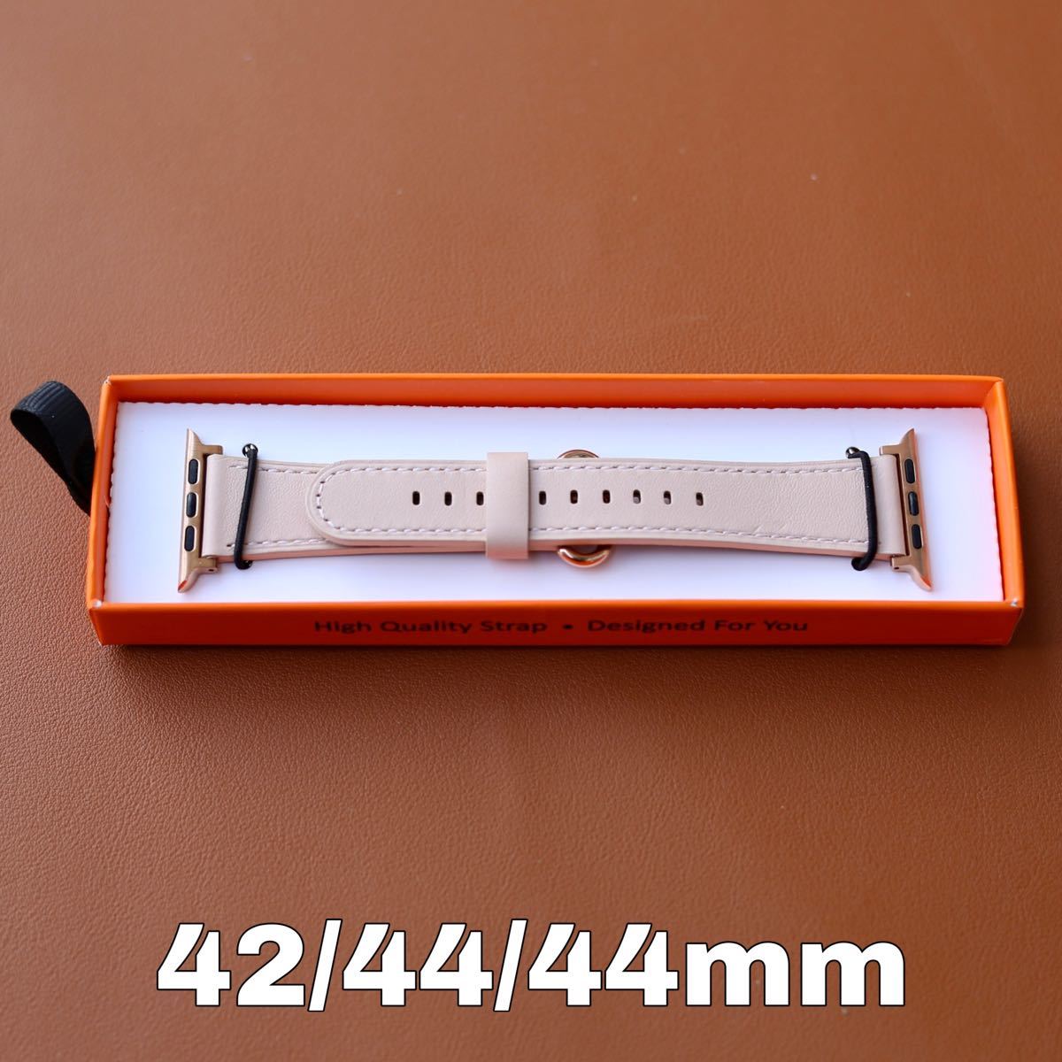 Apple Watch レザーベルト 腕時計バンド　アップルウォッチ　8 7 ６　5 4 3 2 SE　44mm 本革バンド