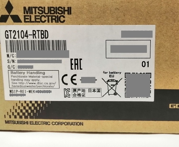 国内発送◇新品☆送料無料 三菱電機 GT2104-RTBD◇4.3型 TFTカラー液晶