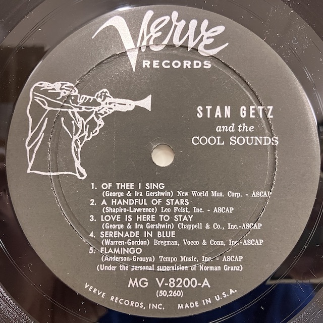●即決VOCAL LP Stan Getz / and the Cool Sounds j34571 米オリジナル、Vinc黒銀TP Dg Mono スタン・ゲッツ_画像3