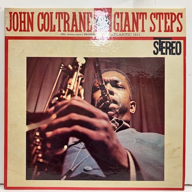 ○即決LP John Coltrane Giant Steps 米盤65年プレス ジョン・コルトレーン 枠無黒ファン青緑Stereo 