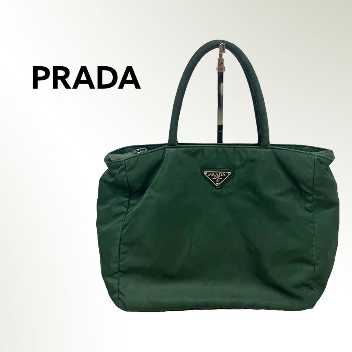 PRADA 三角プレート ナイロン ハンドバッグ Yahoo!フリマ（旧）-