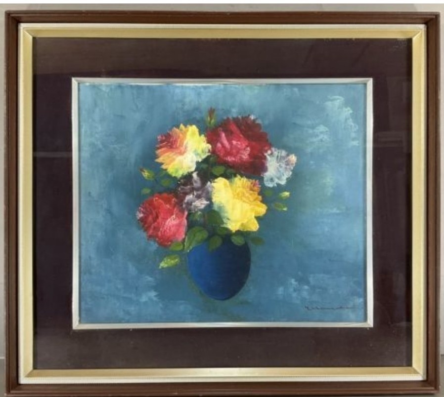 油絵 肉筆 「薔薇の図」サインあり Y.Kondo|Yahoo!フリマ(旧 油絵 肉筆 「薔薇の図」サインあり Y.Kondo|Yahoo!フリマ(旧