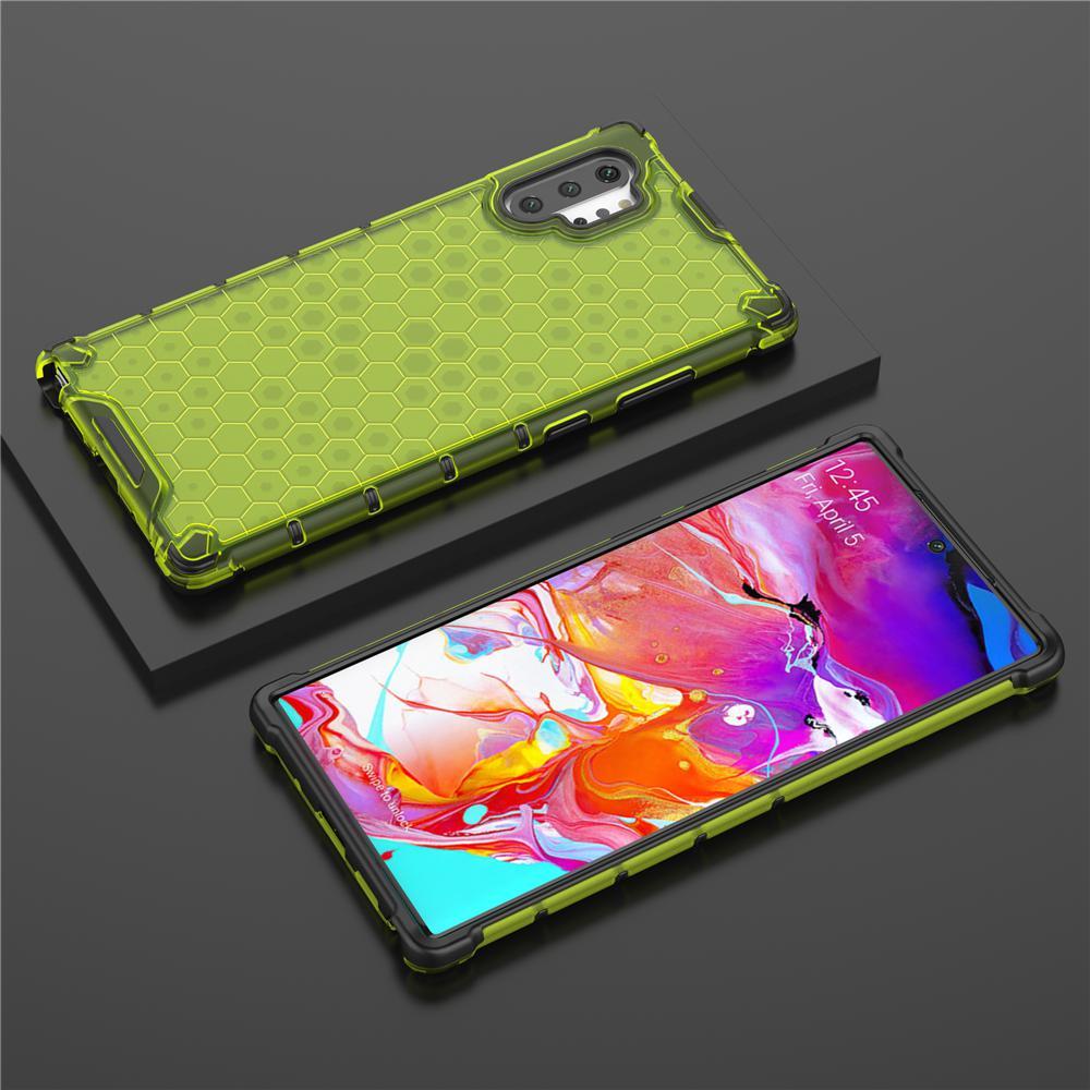 頑丈なハイブリッド TPU + Pc 耐震サムスンギャラクシー注 10 プラス S10 S10e A30 A50 A70 A7 カバーハニカムクリアケース_画像6