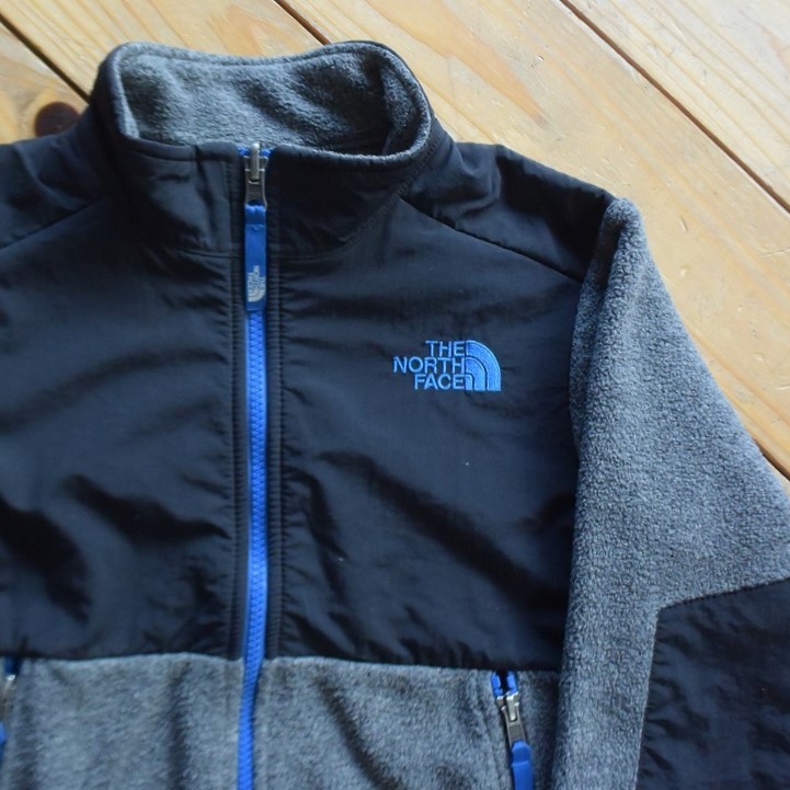 USA古着 ノースフェイス The North Face フリースジャケット ボーイズ XS (6)サイズ デナリ 子供服 アウトドア キャンプ 登山 J2145_画像1