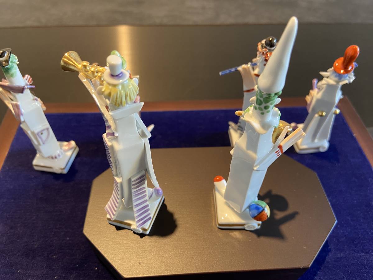 マイセン ピエロの音楽隊 ケース付き / MEISSEN 手ひねり磁器 マイセン ピエロの音楽隊 ケース付き / MEISSEN 手ひねり磁器