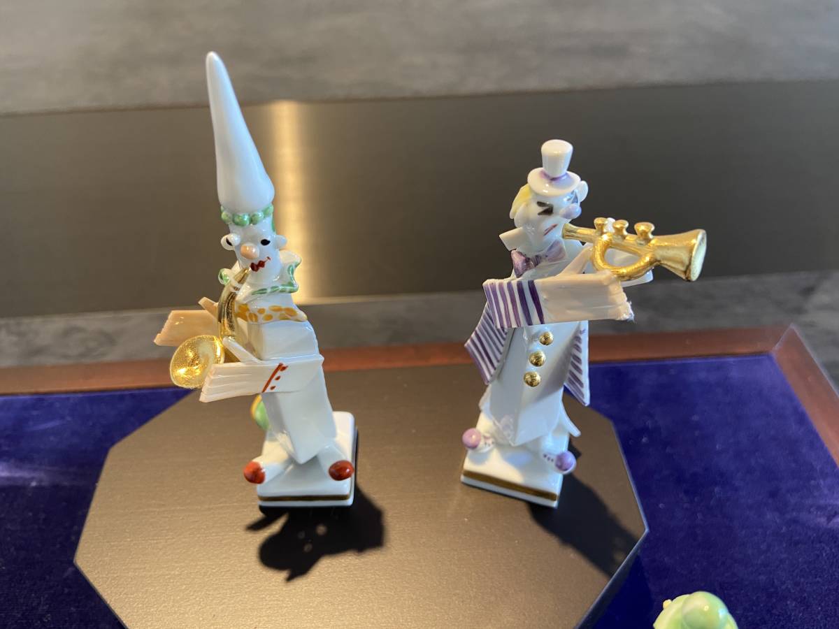 マイセン ピエロの音楽隊 ケース付き / MEISSEN 手ひねり磁器 マイセン ピエロの音楽隊 ケース付き / MEISSEN 手ひねり磁器