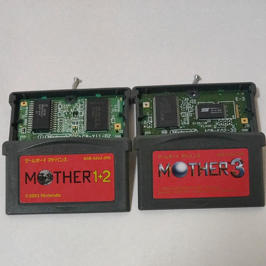 GBA ゲームボーイアドバンス MOTHER1+2 3　フラッシュメモリ版