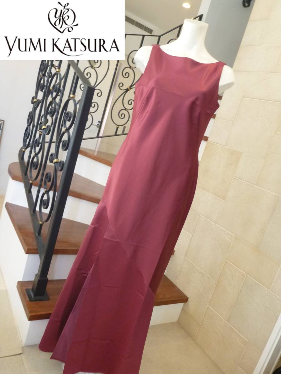 好評にて期間延長】 8万 超美品 YUMI KATSURA(ユミカツラ)☆ボルドー系