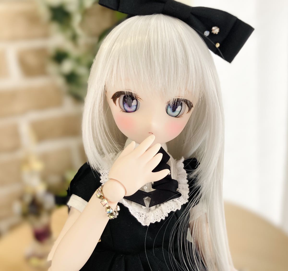 【えるどぉる】DDH-28 sw肌 カスタムヘッド、レジンアイ_画像2