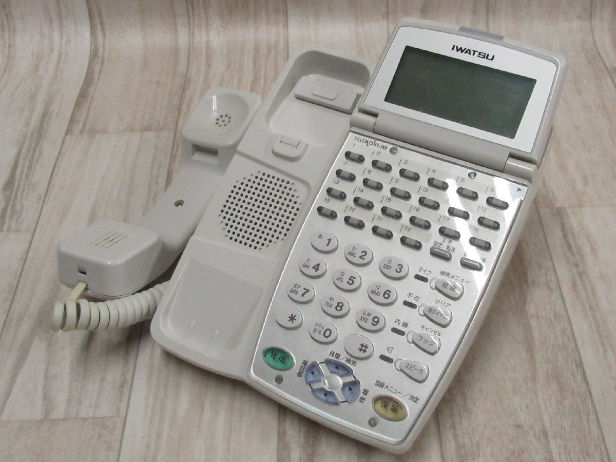 △Ω XI2 4696 保証有 岩通 TELEMORE 22ボタン標準電話機 WX-22KTX-EX ...