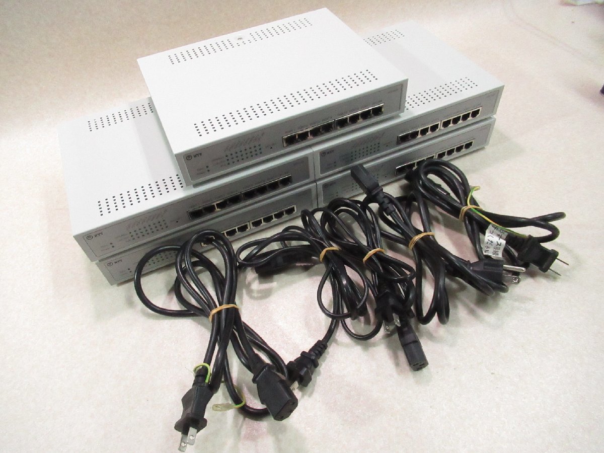 Ω ZZI 4743 保証有 NTT NX-給電HUB NX-POLHUB-(1) 5台セット ・祝10000