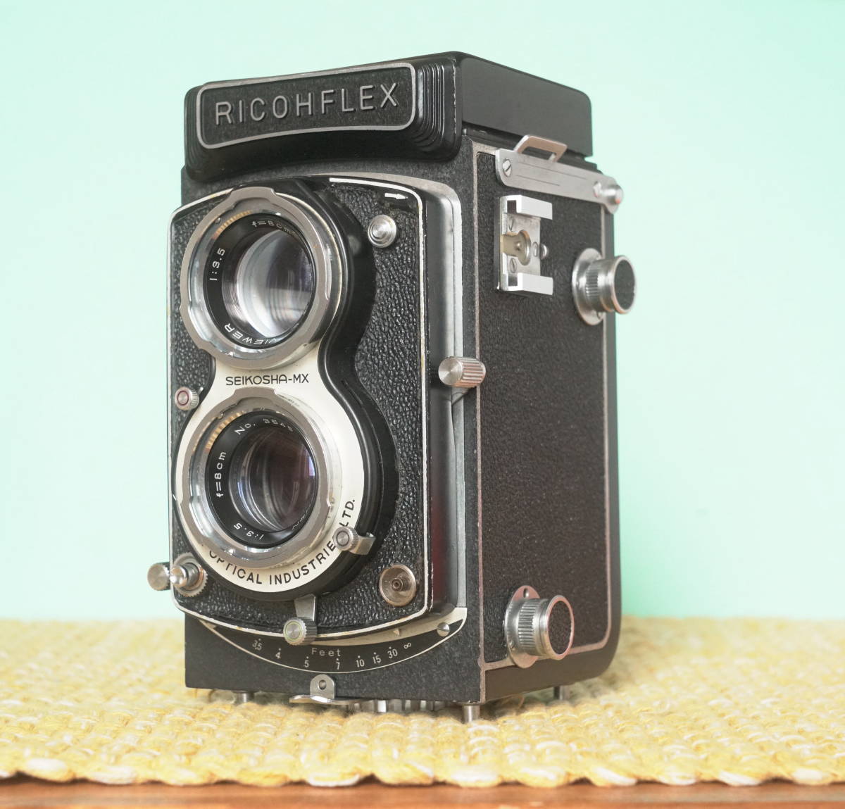 完動品◎RICOHFLEX NEW DIA セイコーつき 二眼レフ フィルムカメラ