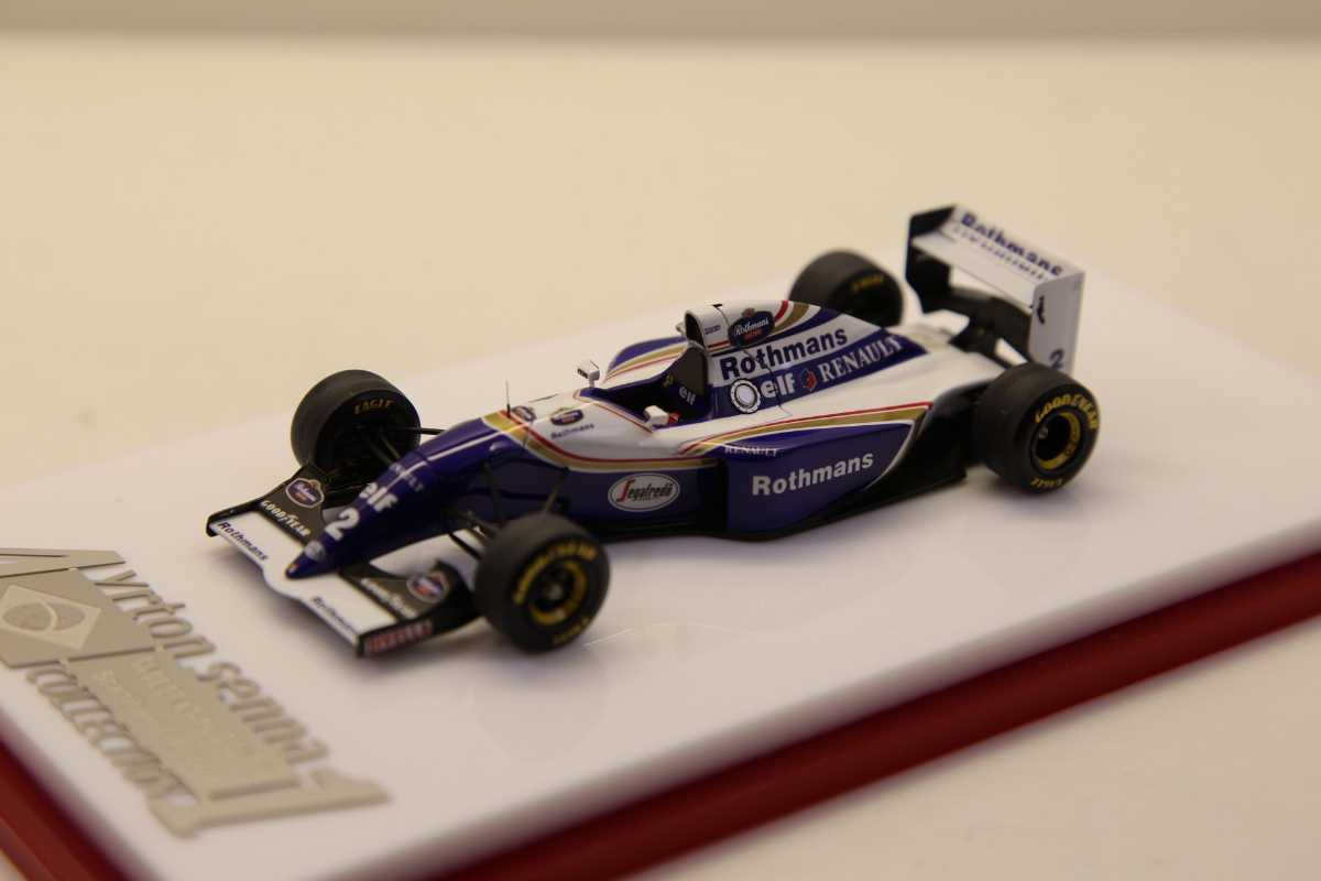 アイルトン・セナ コレクション1 完成品 1/43 ロスマンズ ウィリアムズ ルノー FW16 1994 ブラジルGP #2 A.セナ フィギュア付　410DG60_画像3