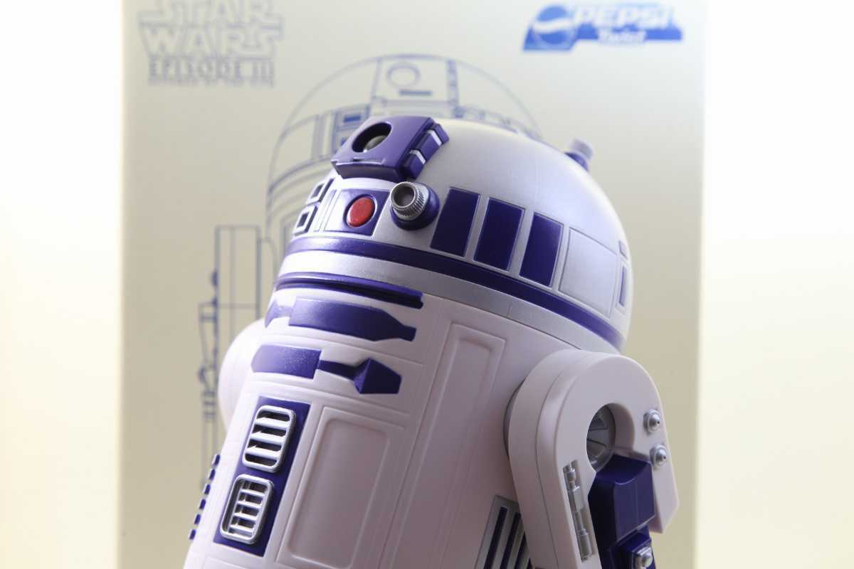 もらって嬉しい出産祝い キャンペーン スター・ウォーズグッズを当てよう! ペプシ 即決！非売品 R2-D2型 48BG50 エピソードⅢ ムービングボトル缶ホルダー スター・ウォーズ