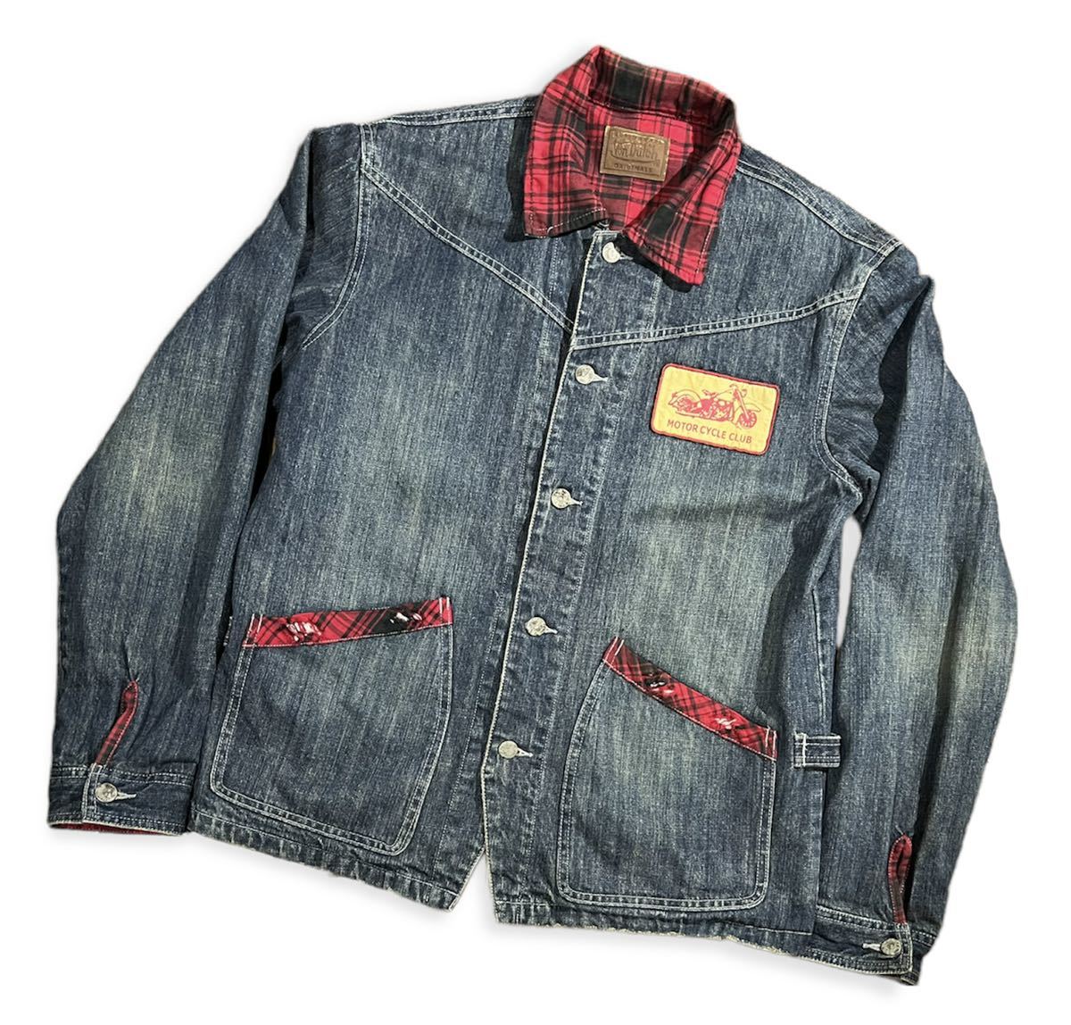 純正値下 ボンダッチ von dutch ジージャン ジャケット デニム サイズL