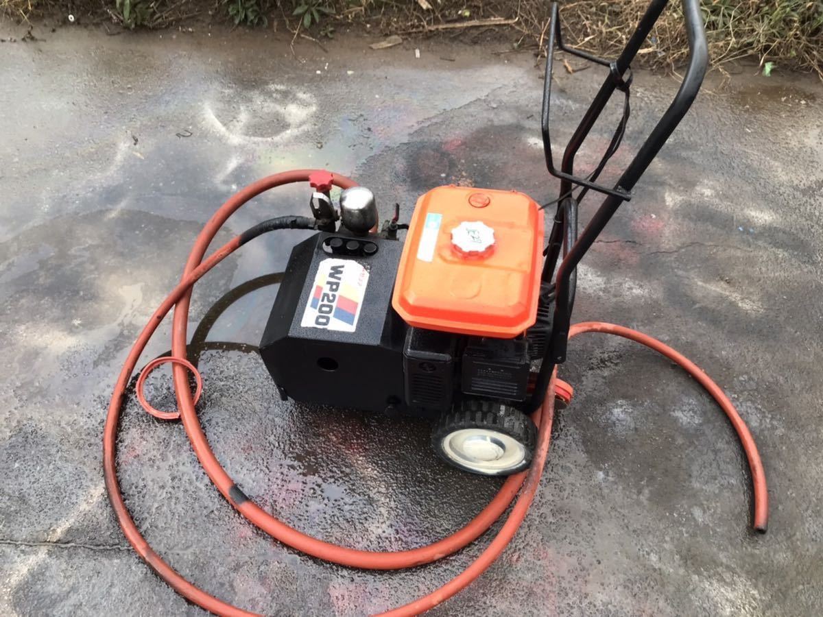  Zenoah WP200 Kubota engine GH120-G high pressure washer [ engine starting only verification ][ receipt possibility ][JE27]