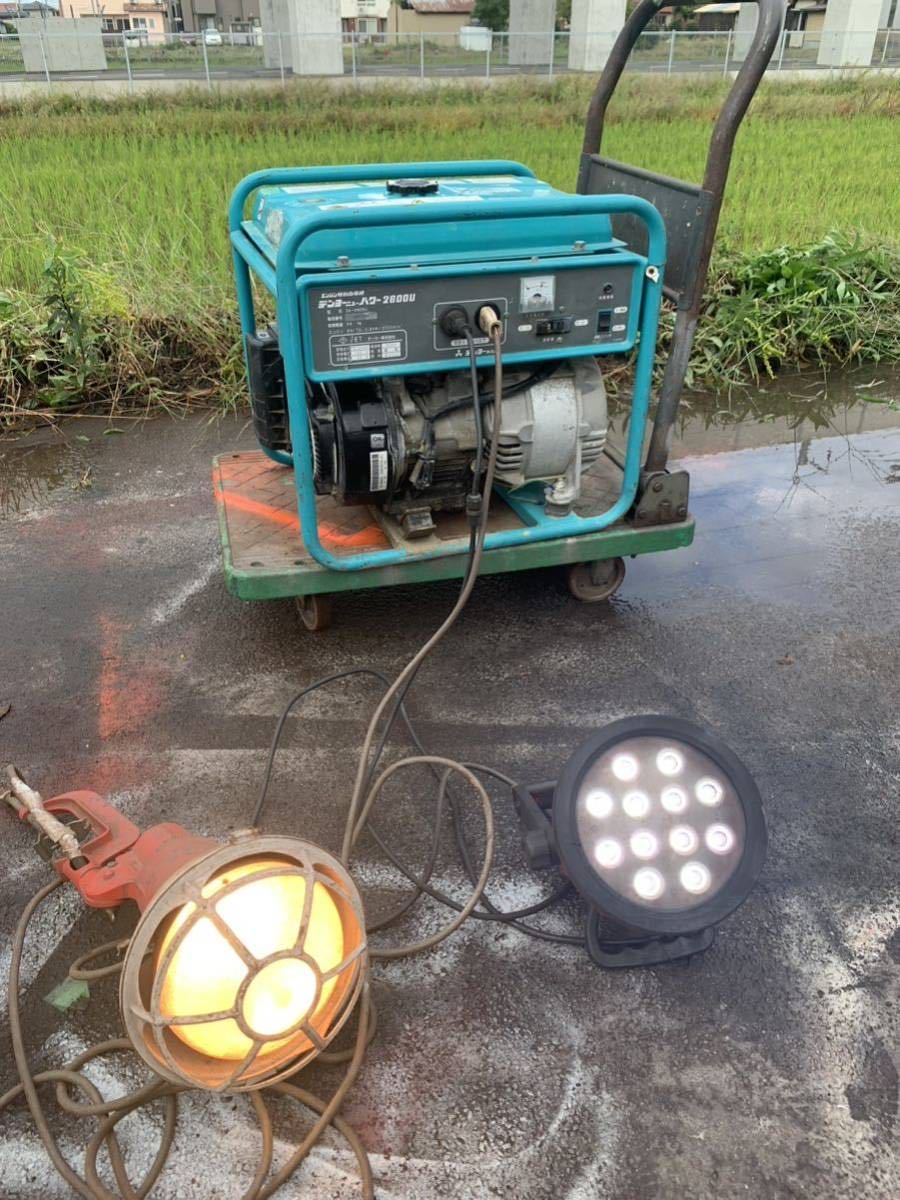 石川】ガソリンエンジン発電機 デンヨー Denyo GA-2605U 50Hz 石川】ガソリンエンジン発電機 デンヨー Denyo GA-2605U 50Hz