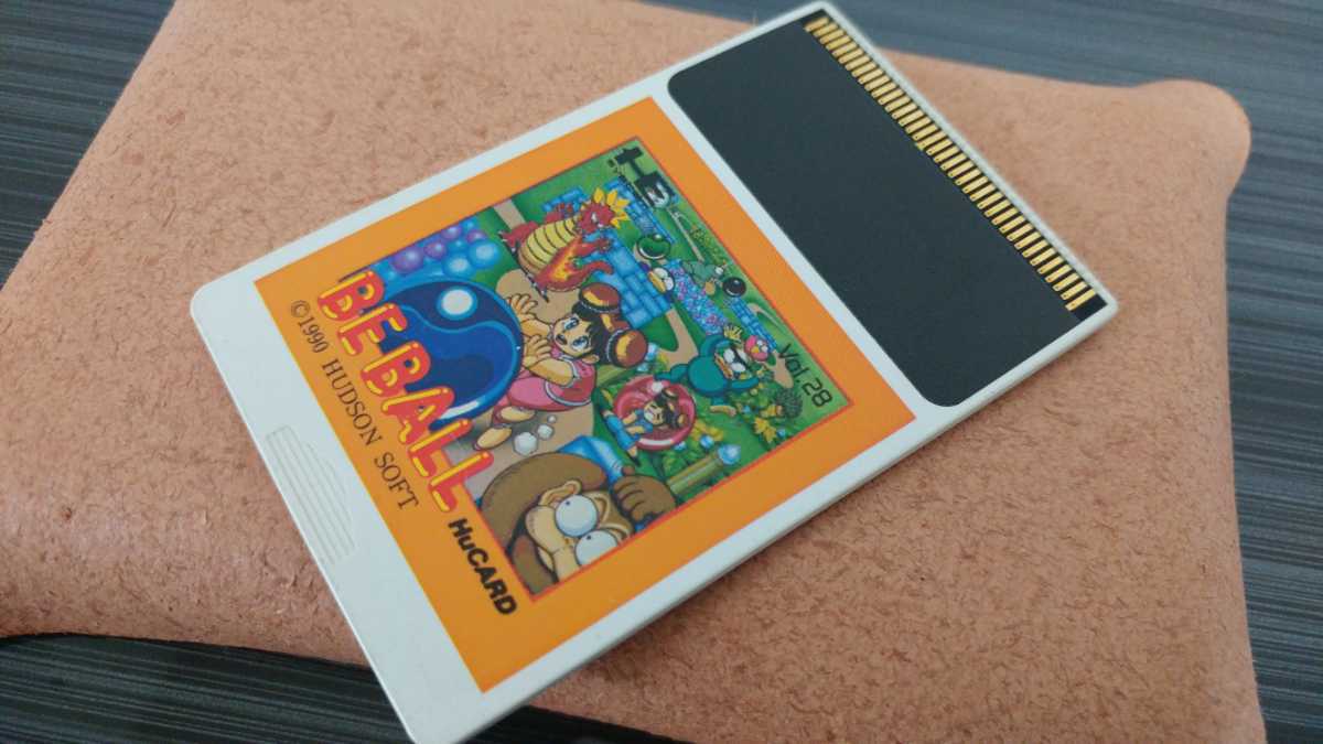 ■PCエンジン■ビーボール■HUカード■国内流通当時物■HUDSONsoft■ハドソンソフト■ヒューカードのみ■匿名配送送料無料■BEBALL■