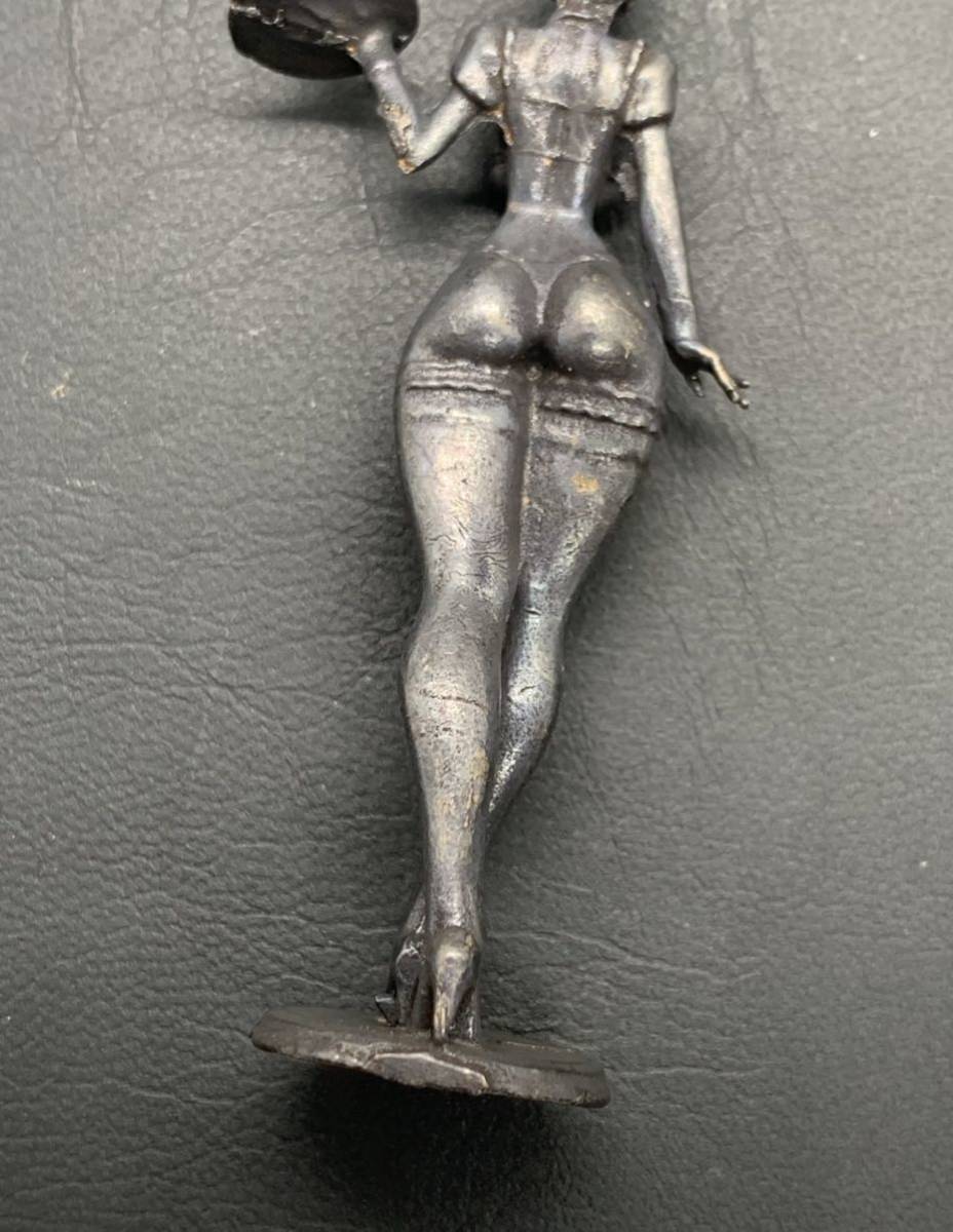  rare Vintage sexy objet d'art ornament copper made rare goods beautiful woman . image nude sexy girl weight less .. image coffee shop beautiful person 