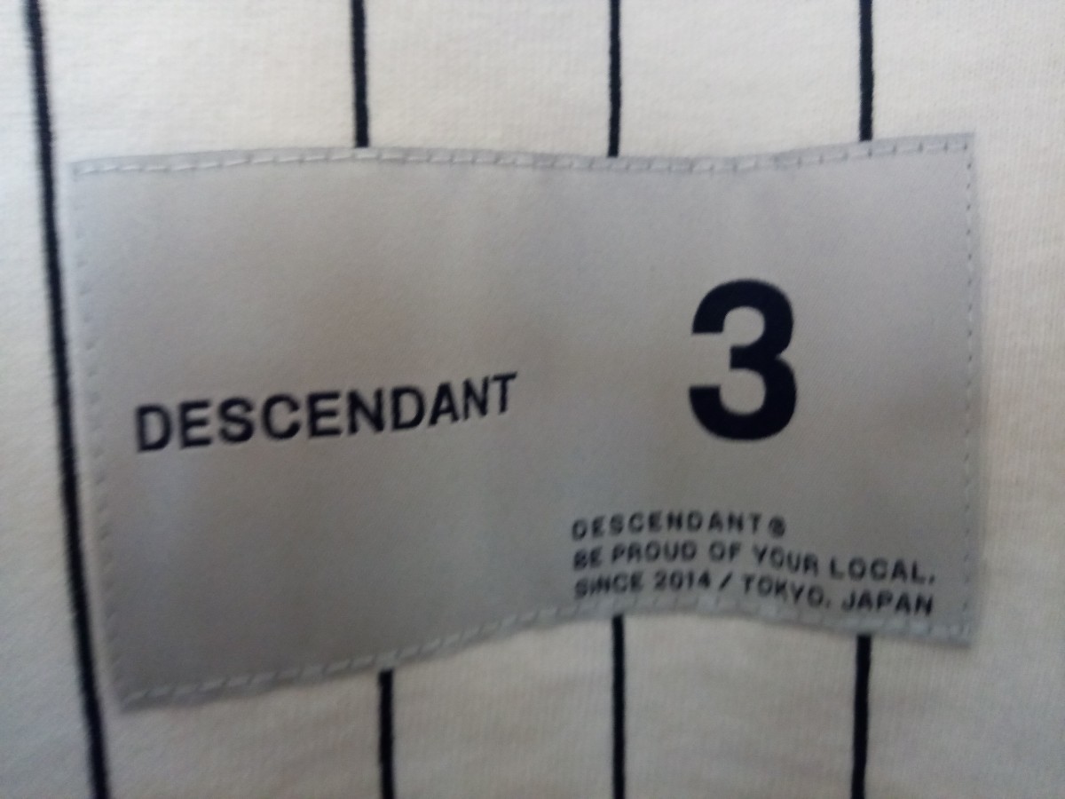 descendant BEARS LS ベースボールシャツ