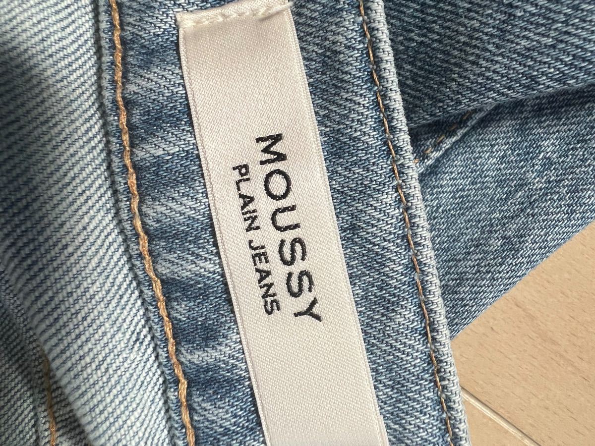 moussy.*PLAINJEANS ストレートデニム試着のみ美品