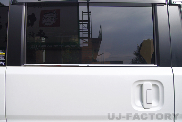 [ special price / immediate payment ] made of stainless steel shining. mirror finish * Every Wagon DA17W/ side window molding 4P set ( side Wind - trim )