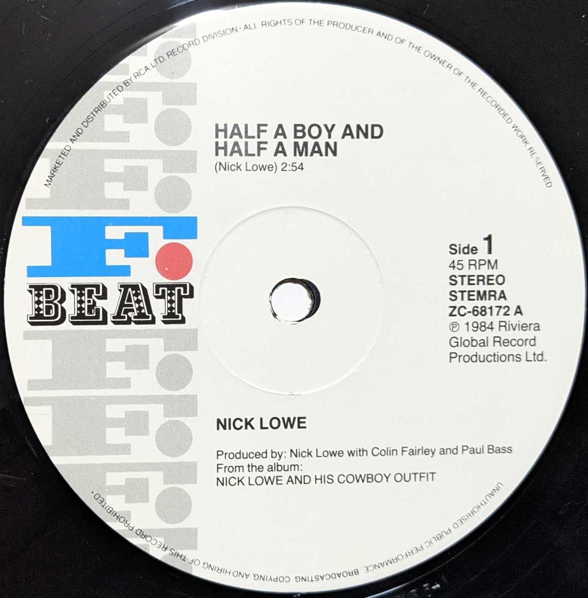 Nick Lowe-Half A Boy & Half A Man*.Orig. beautiful goods 12&#34;/mato1/Brinsley Schwarz