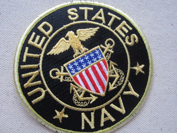 ミリタリー UNITED STATES NAVY アメリカ海軍 USA ワッペン/パッチ カスタム 古着 腕章 サバゲー ② 549_画像2