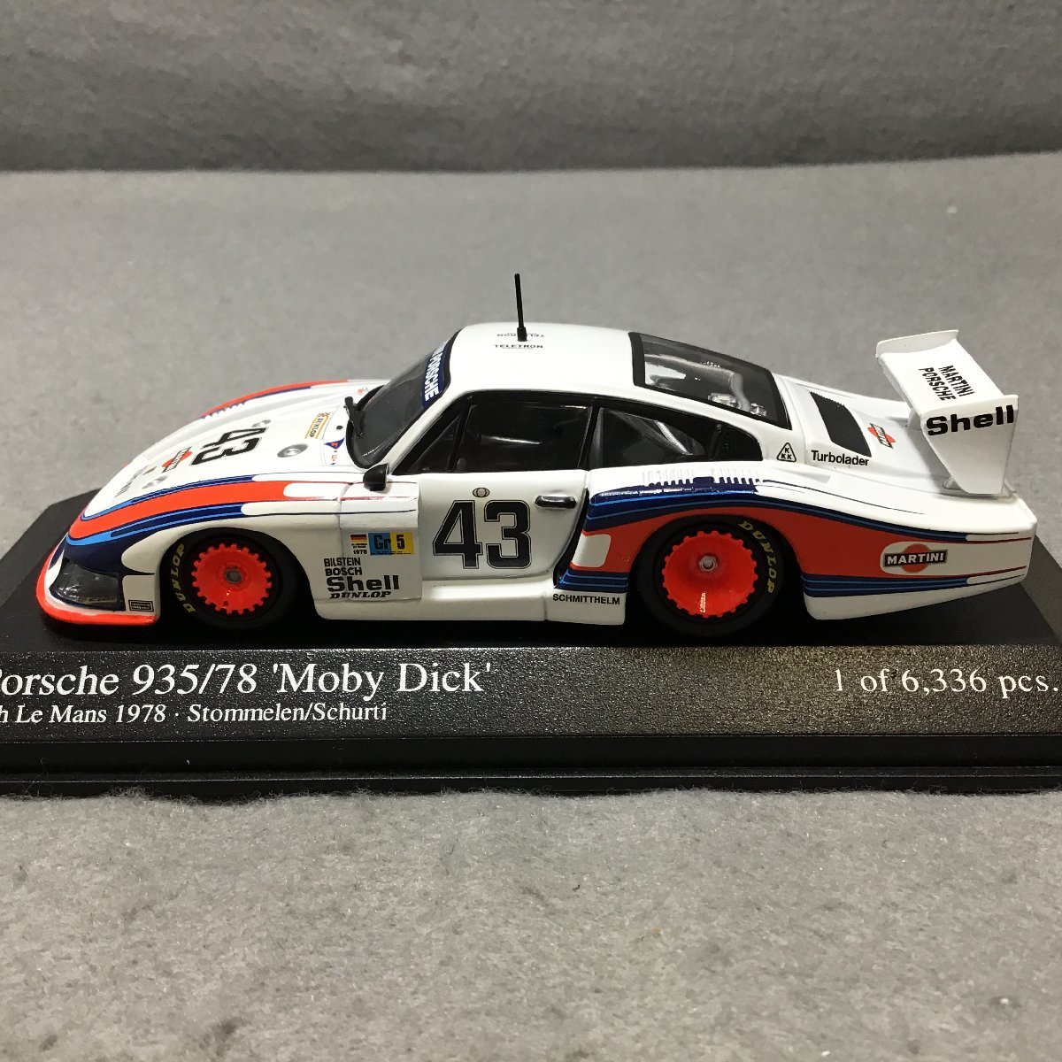 1/43 Porsche Moby Dick Le Mans 1978 MARTINI #43 430784743 ＆ DRM Norisring 1978 Shell #40 430786740 2台 ミニカー ミニチャンプス_画像7