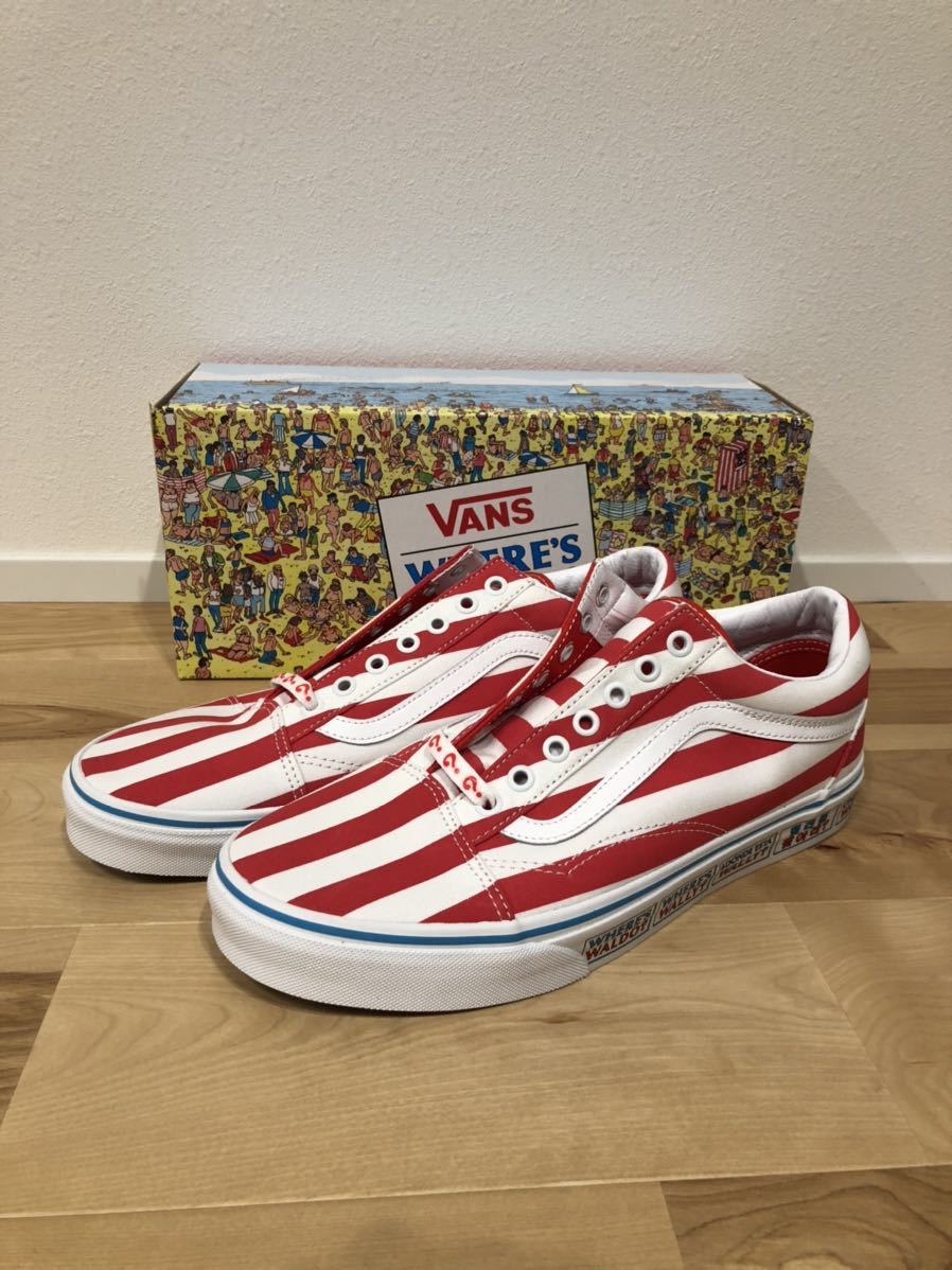 VANS バンズ　コラボ　ウォーリーを探せ　オールドスクール　28cm_画像1