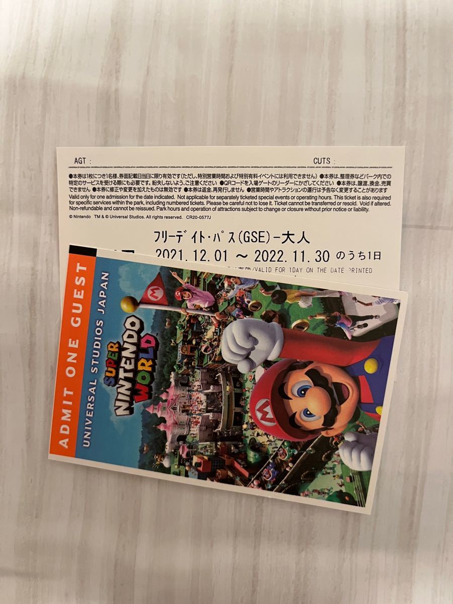 USJ フリーデイト・パス 大人2枚 datum.az