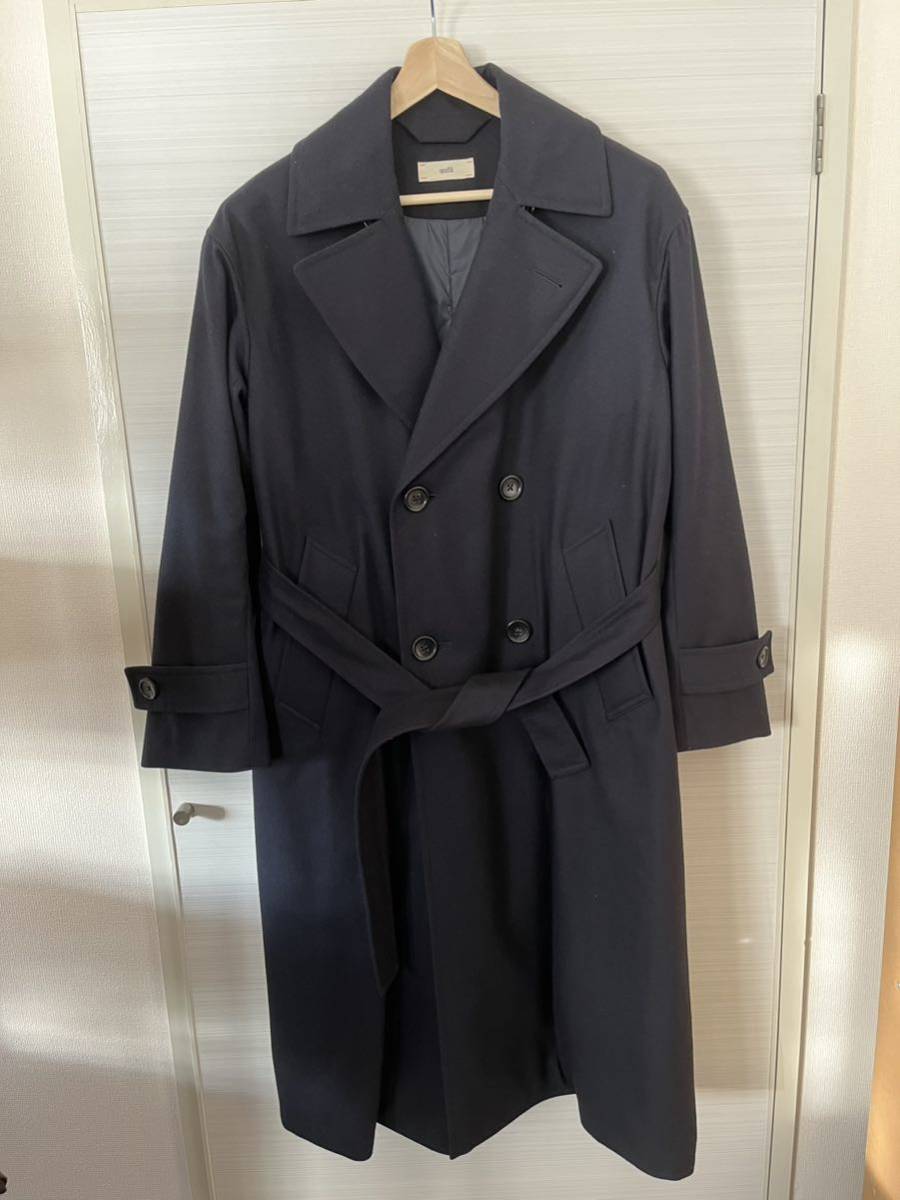 アンフィル unfil ウール フランネル トレンチコート 定価¥104,500