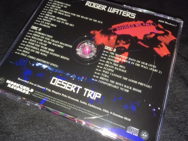 Moon Child ★ Roger Waters -「Desert Trip」プレス3CDの画像3