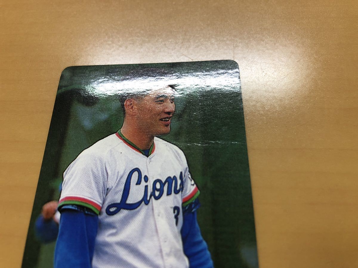 カルビープロ野球カード 1992年 清原和博(西武ライオンズ) No.2の画像3