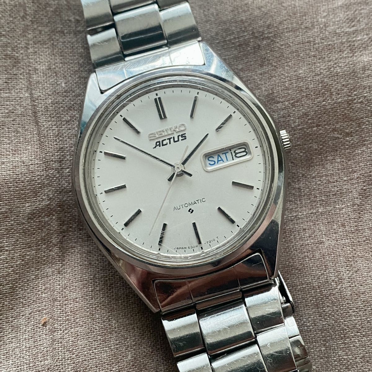 最大57%OFFクーポン Vintage Watch SEIKO シルバーダイヤル ミラネーゼ