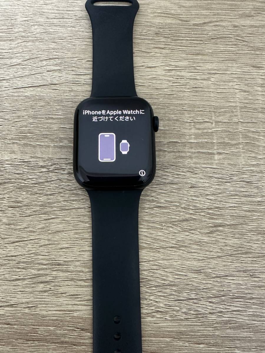 Apple Watch Series 7 GPSモデル - 45mmミッドナイトアルミニウム 